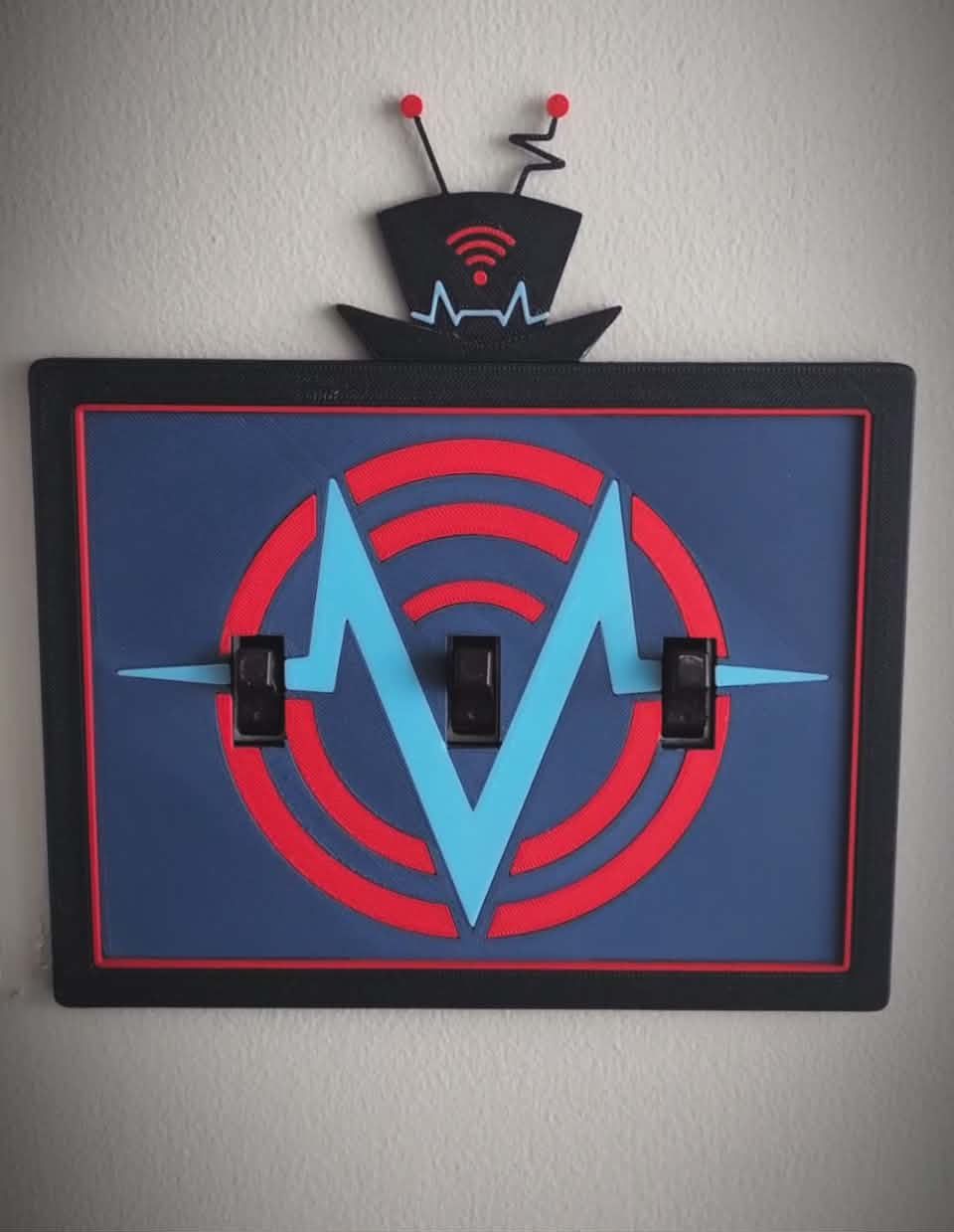 Hazbin Light Switch Covers