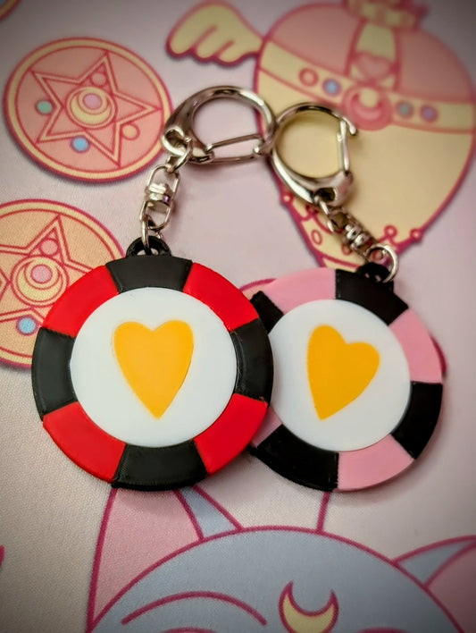 Husker and Angel Keychains